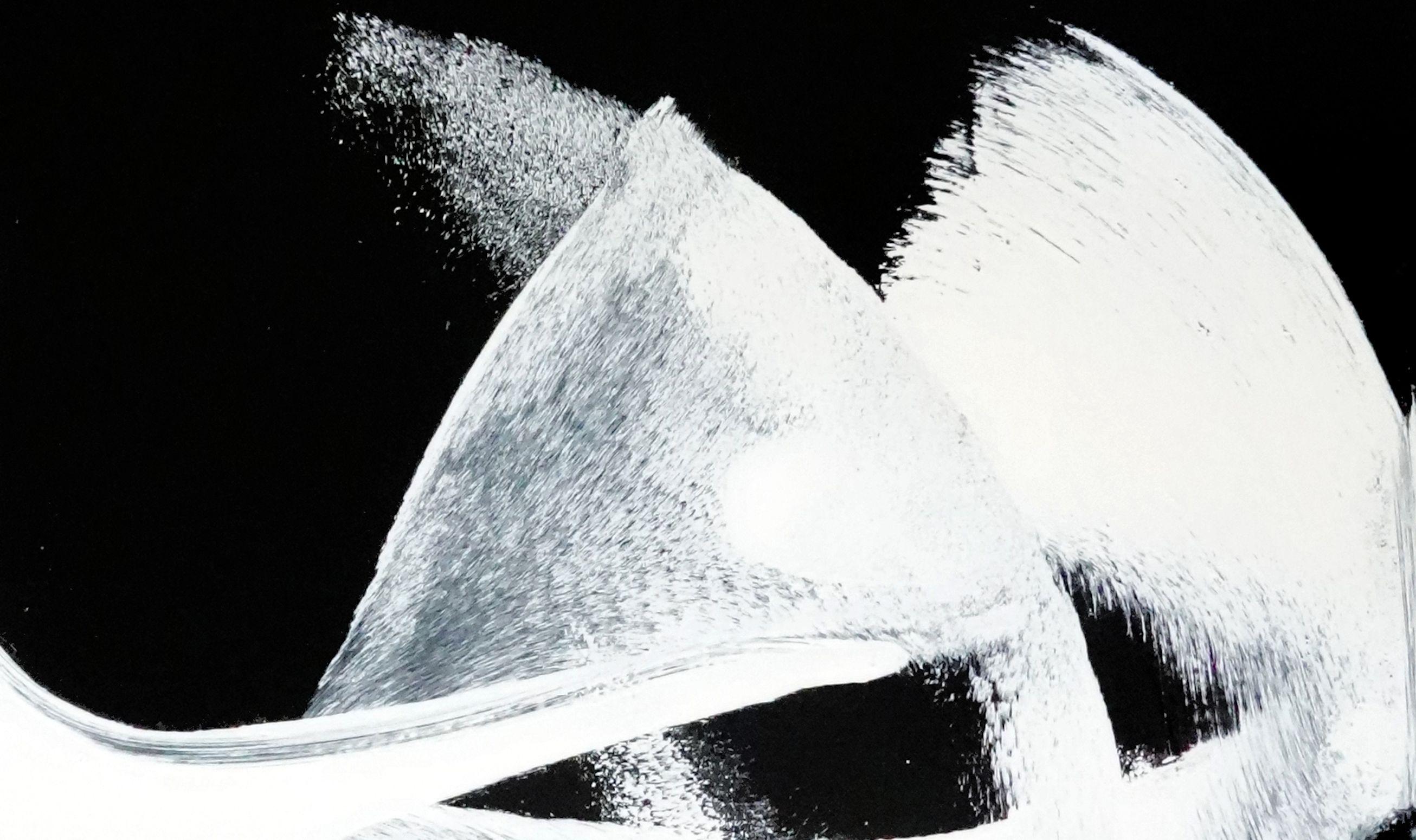 Swept Away, Pittura, Acrilico su tela - Painting Astratto di Newel Hunter