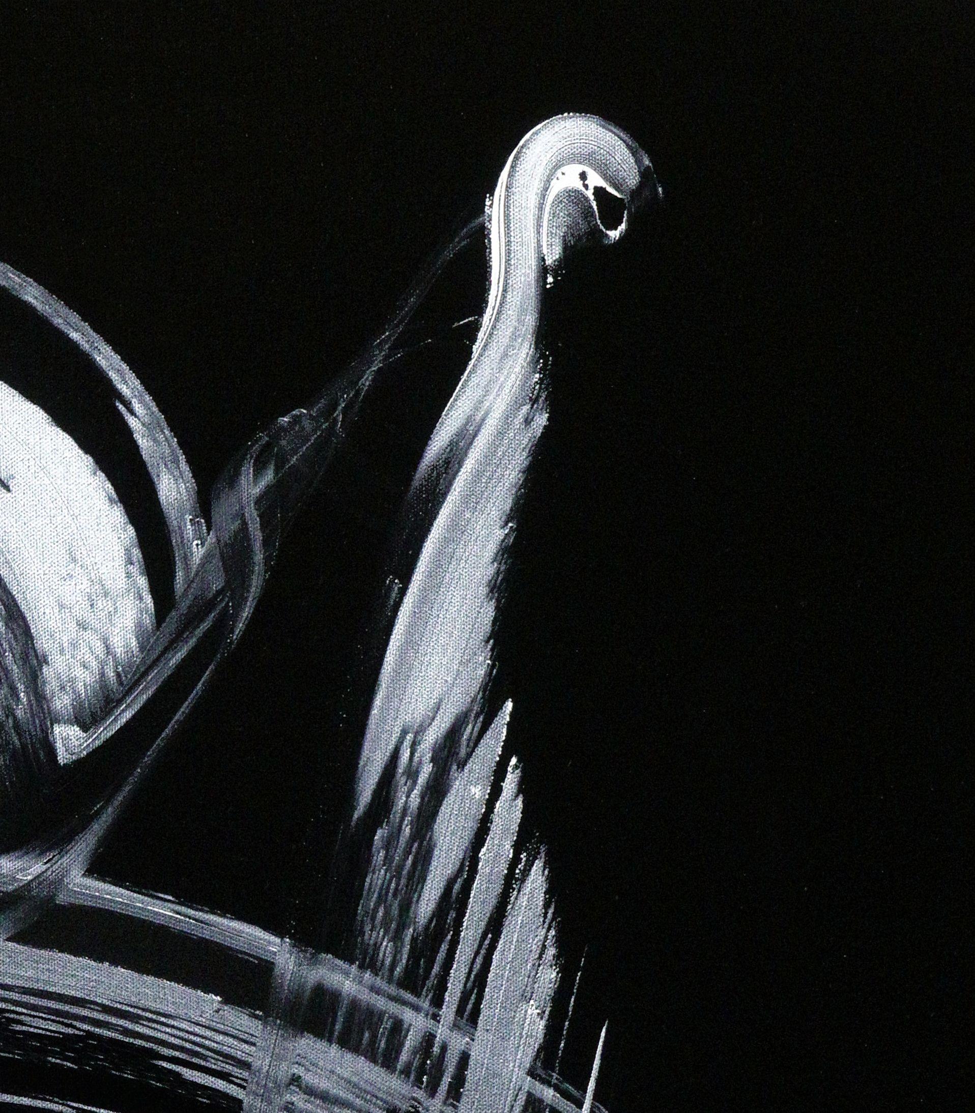 The SCREAM, Peinture, Acrylique sur Toile - Painting de Newel Hunter