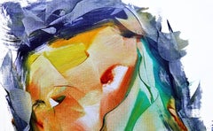 Esos ojos, Pintura, Acrílico sobre lienzo