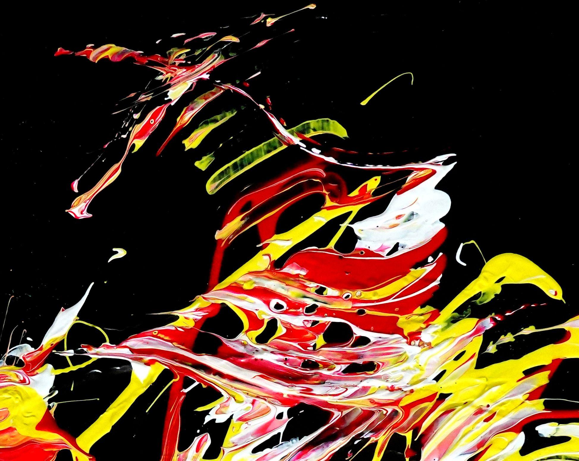 Due mestoli, Pittura, Acrilico su tela - Painting di Newel Hunter