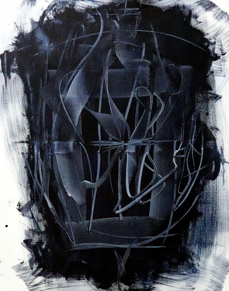 Newel Hunter Tying the Knot, Painting, Acrylic on Canvas For Sale at