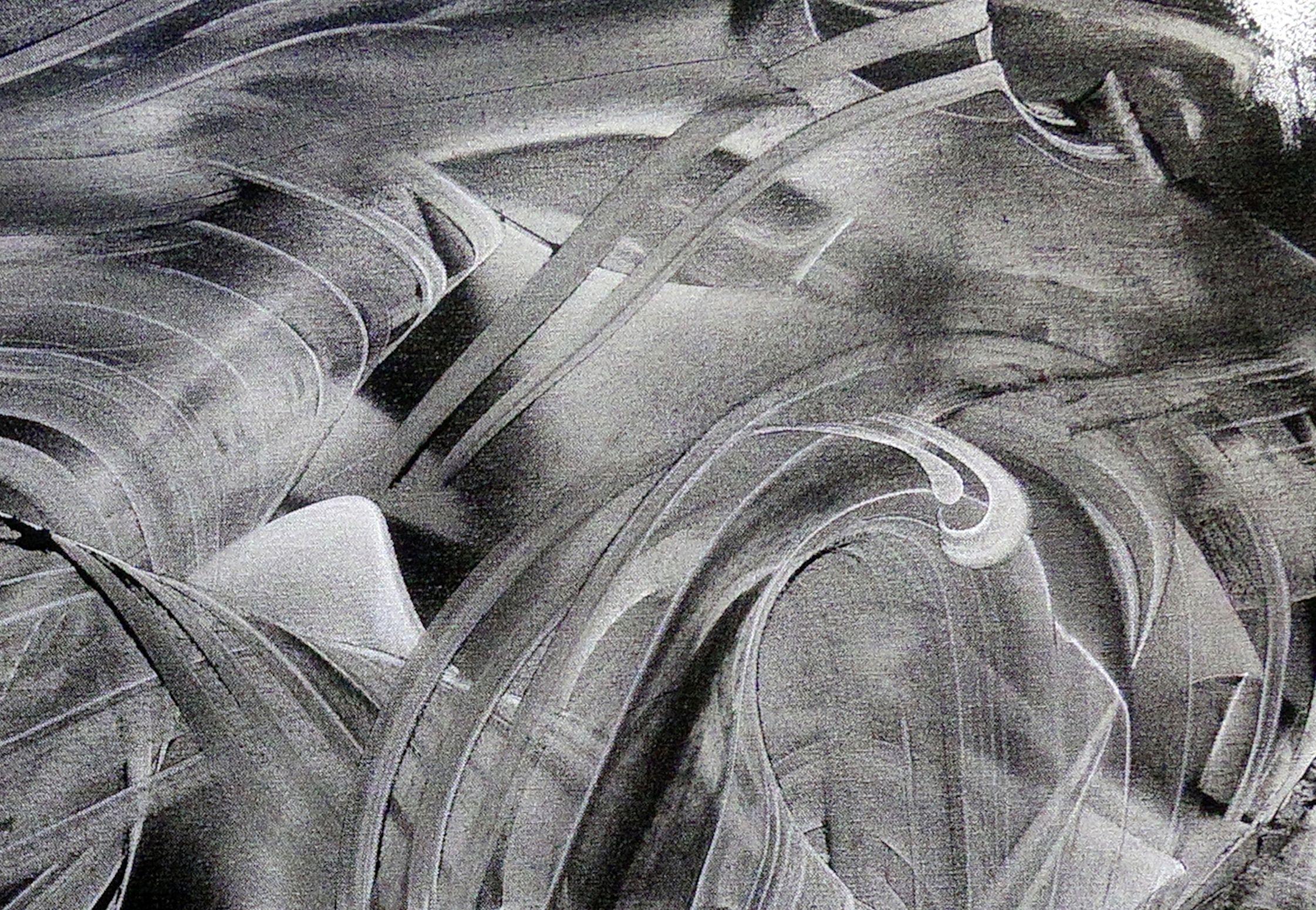 Imprevedibile, Pittura, Acrilico su tela - Painting Astratto di Newel Hunter