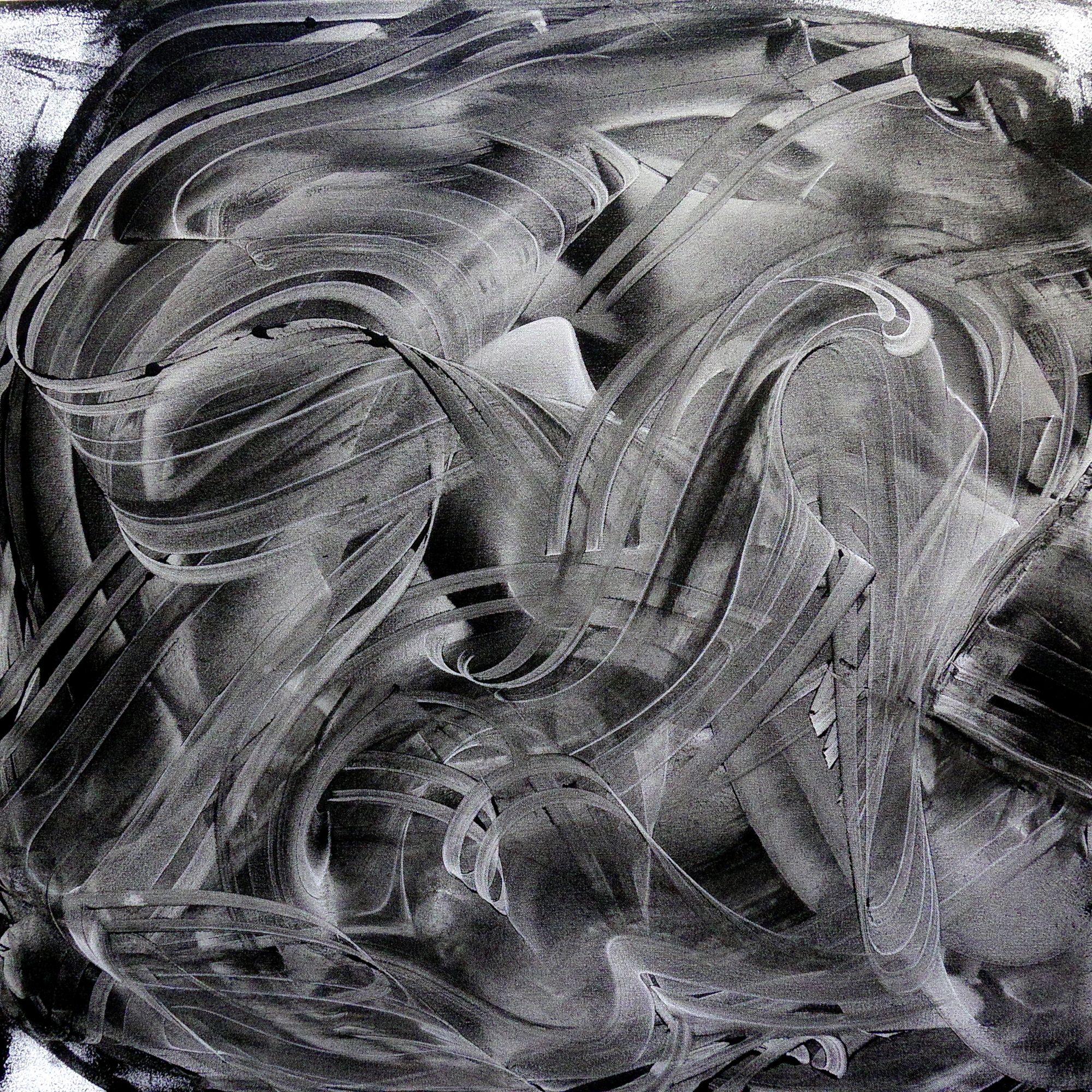 Abstract Painting di Newel Hunter - Imprevedibile, Pittura, Acrilico su tela