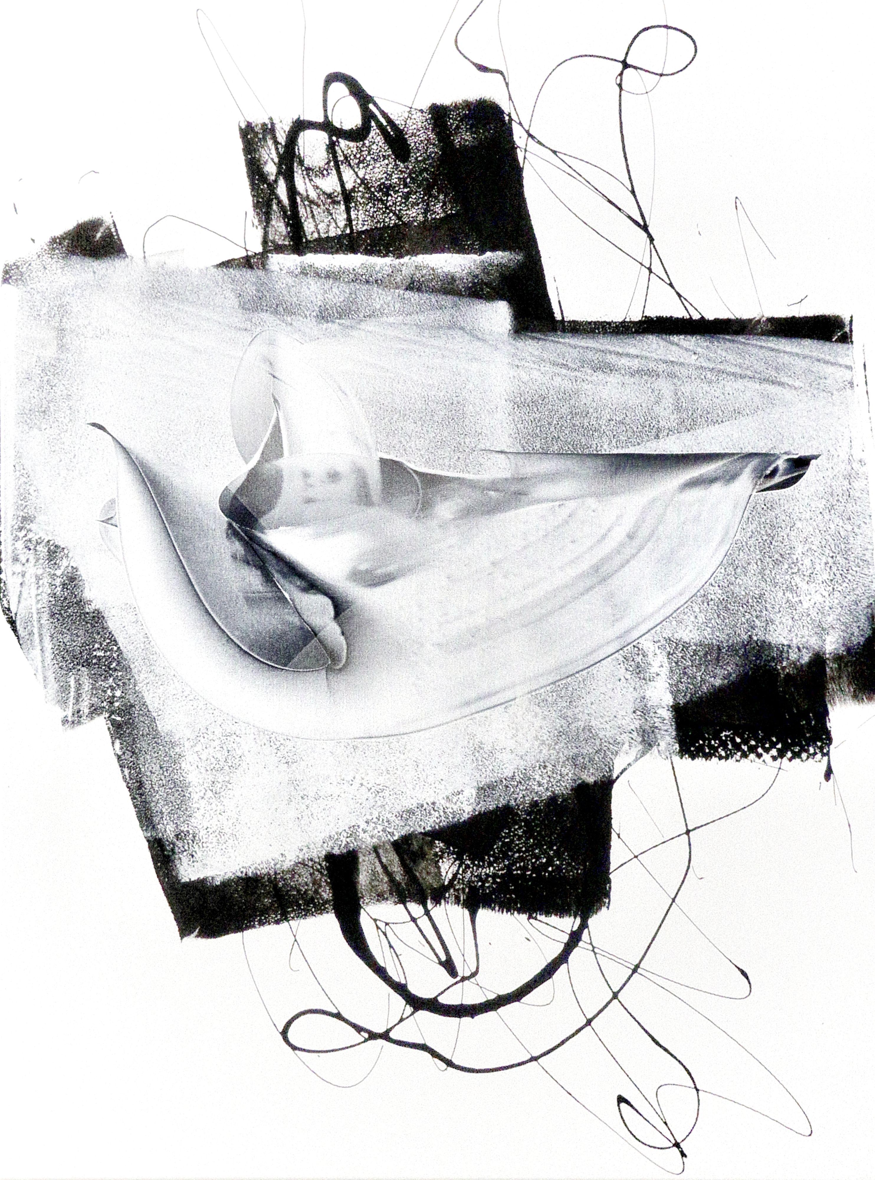 Abstract Painting di Newel Hunter - Voyager, Pittura, Acrilico su tela