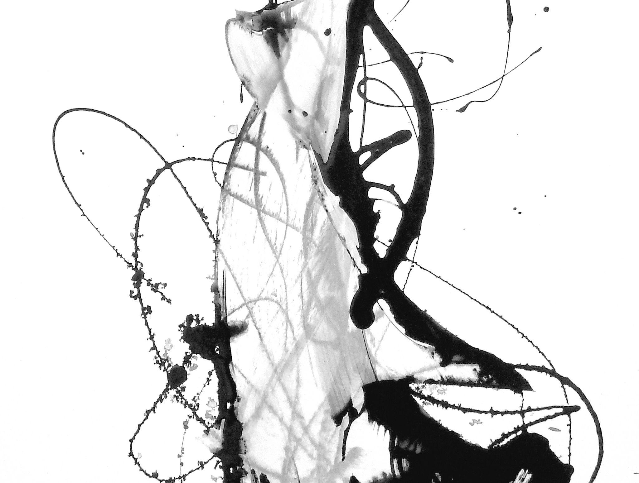 Quando lo Spirito mi muove, Pittura, Acrilico su altro - Painting Astratto di Newel Hunter