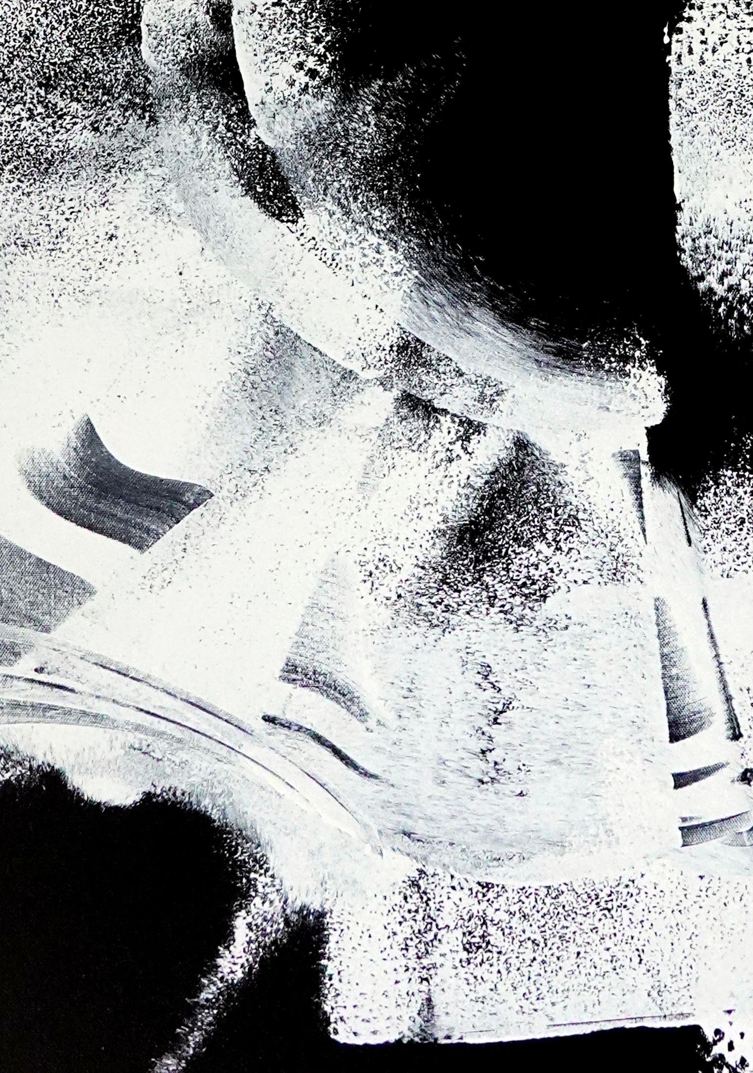 Lavorarci su, Pittura, Acrilico su tela - Painting Astratto di Newel Hunter
