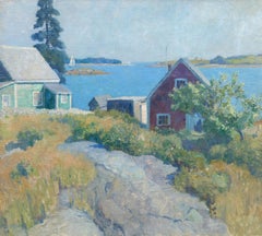 Port Clyde Harbor, Maine - American Landscape Painting, Early 20th Century