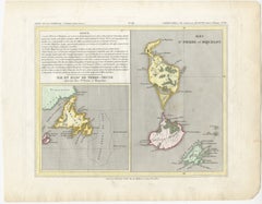 Newfoundland and St. Pierre & Miquelon: Early 19th Century French Map