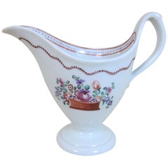 Newhall Pattern 171 Spray Decorated Creamer