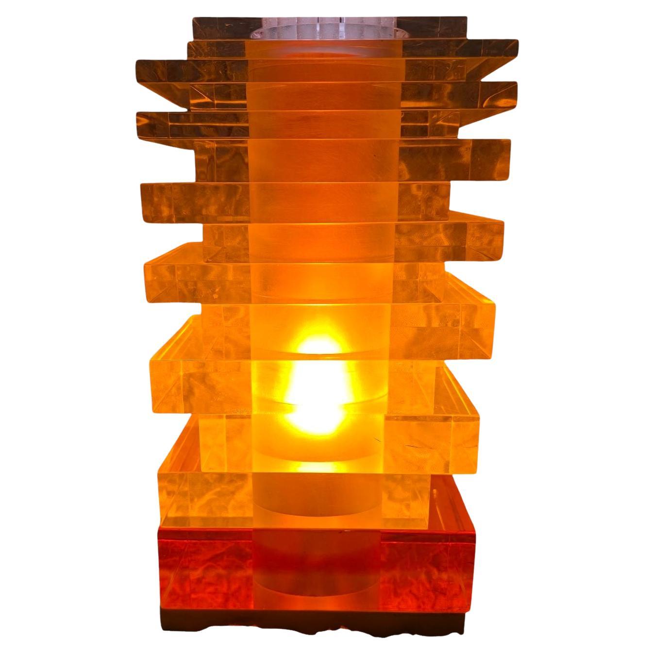 Newlamp AMERICA  designed by Studio Uno Mario Vento 1969 XL versione Rara in vendita