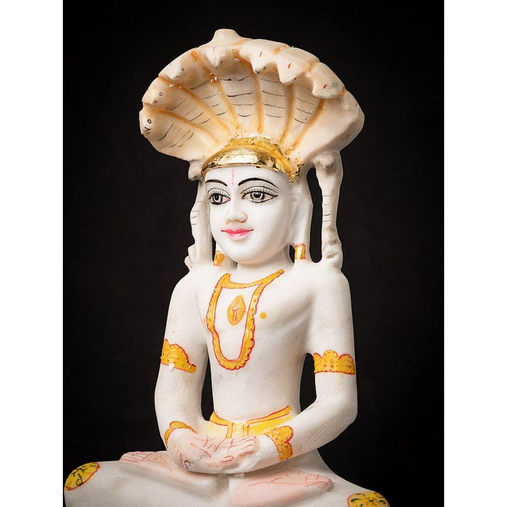 Newly Carved Marble Jain Figure from India 6