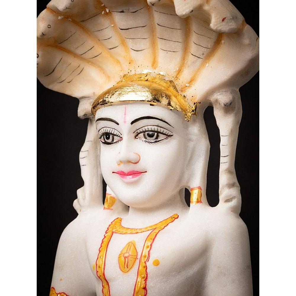 Newly Carved Marble Jain Figure from India 7
