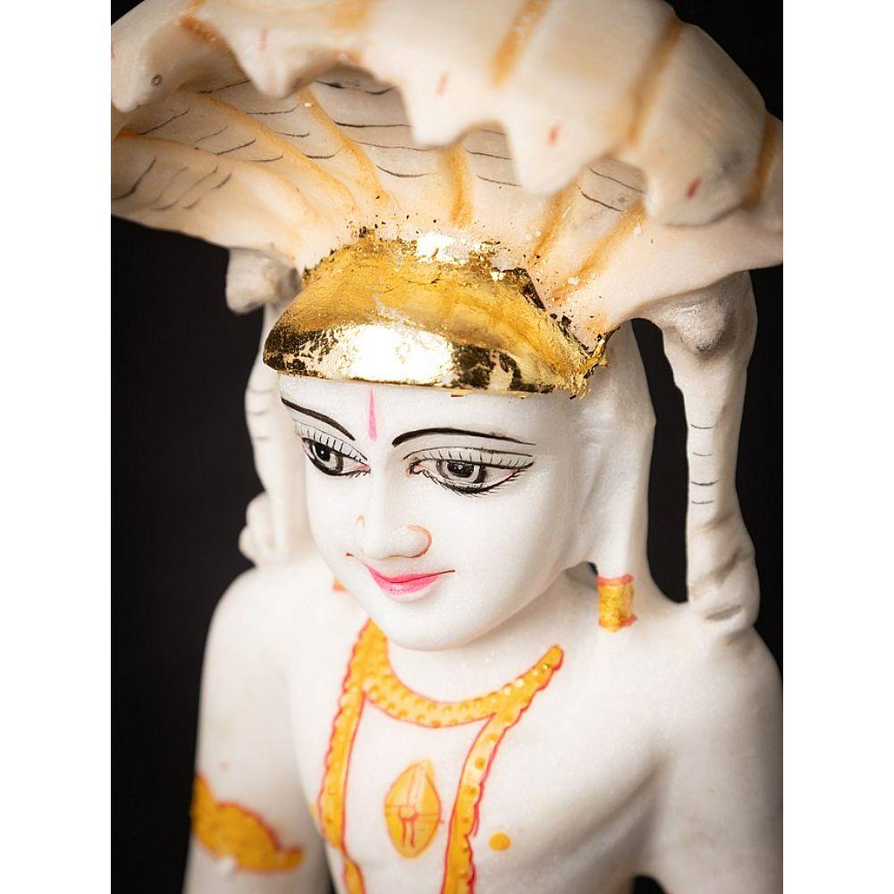 Newly Carved Marble Jain Figure from India 10