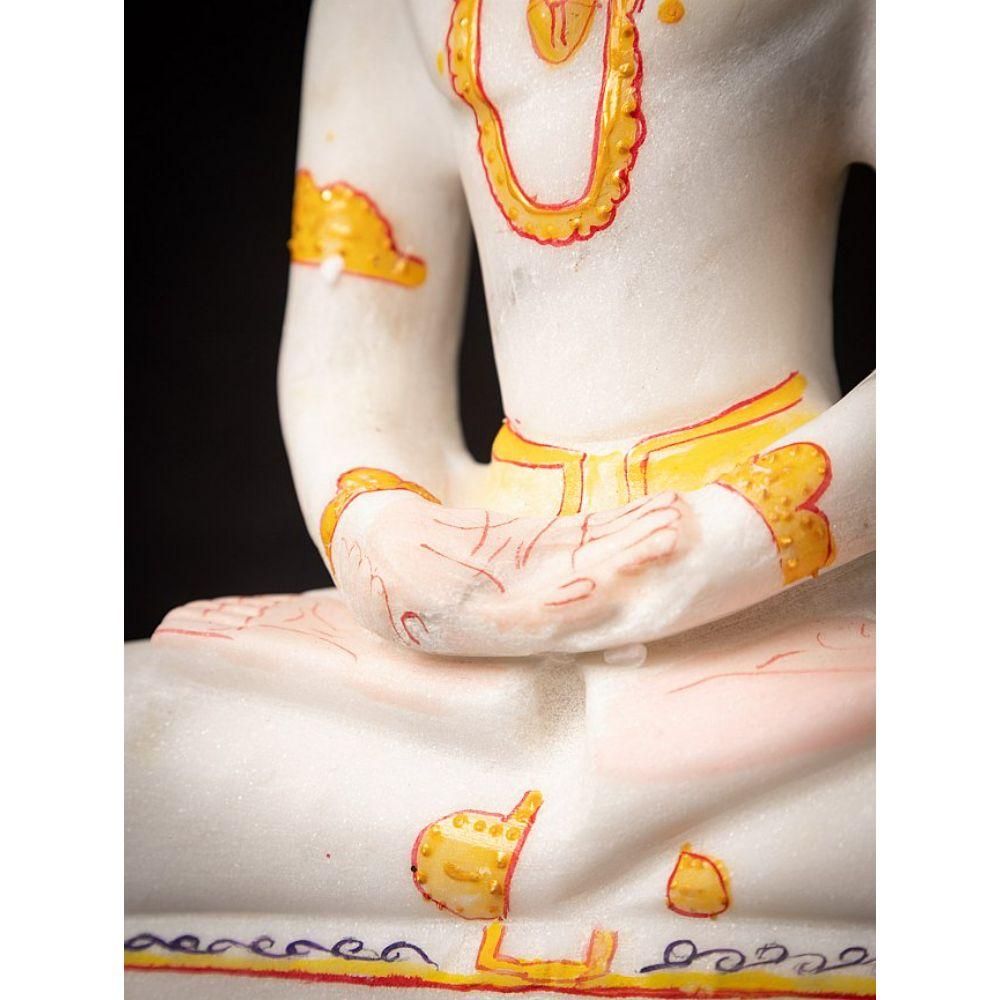 Newly Carved Marble Jain Figure from India 13
