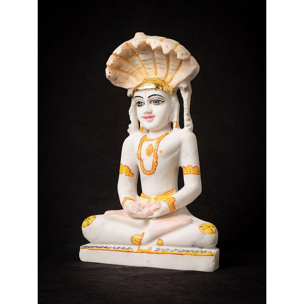 Material: marble
Measures: 31 cm high 
19,7 cm wide and 7,9 cm deep
Weight: 4.472 kgs
Dhyana mudra
Originating from India
Newly hand-carved from a single block of white marble


