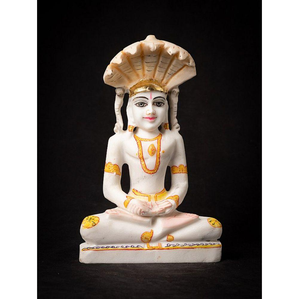 Newly Carved Marble Jain Figure from India 1