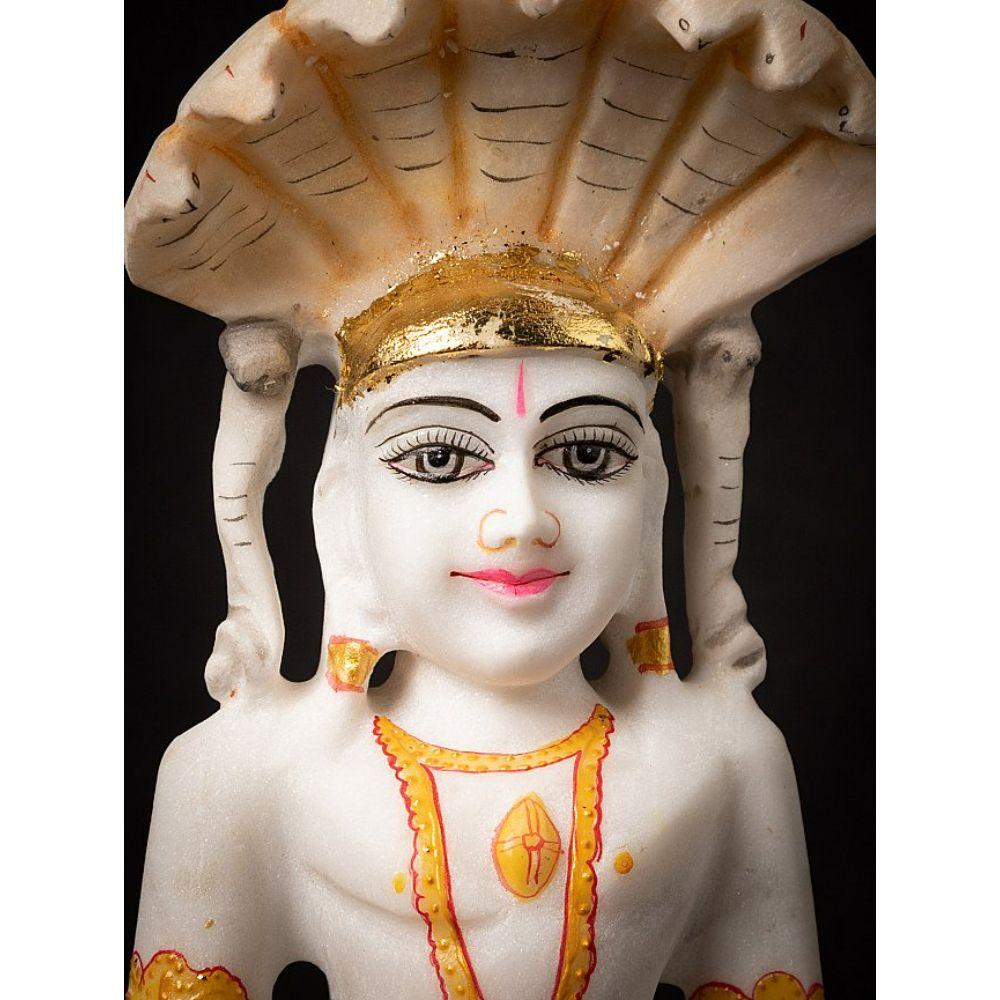 Newly Carved Marble Jain Figure from India 3