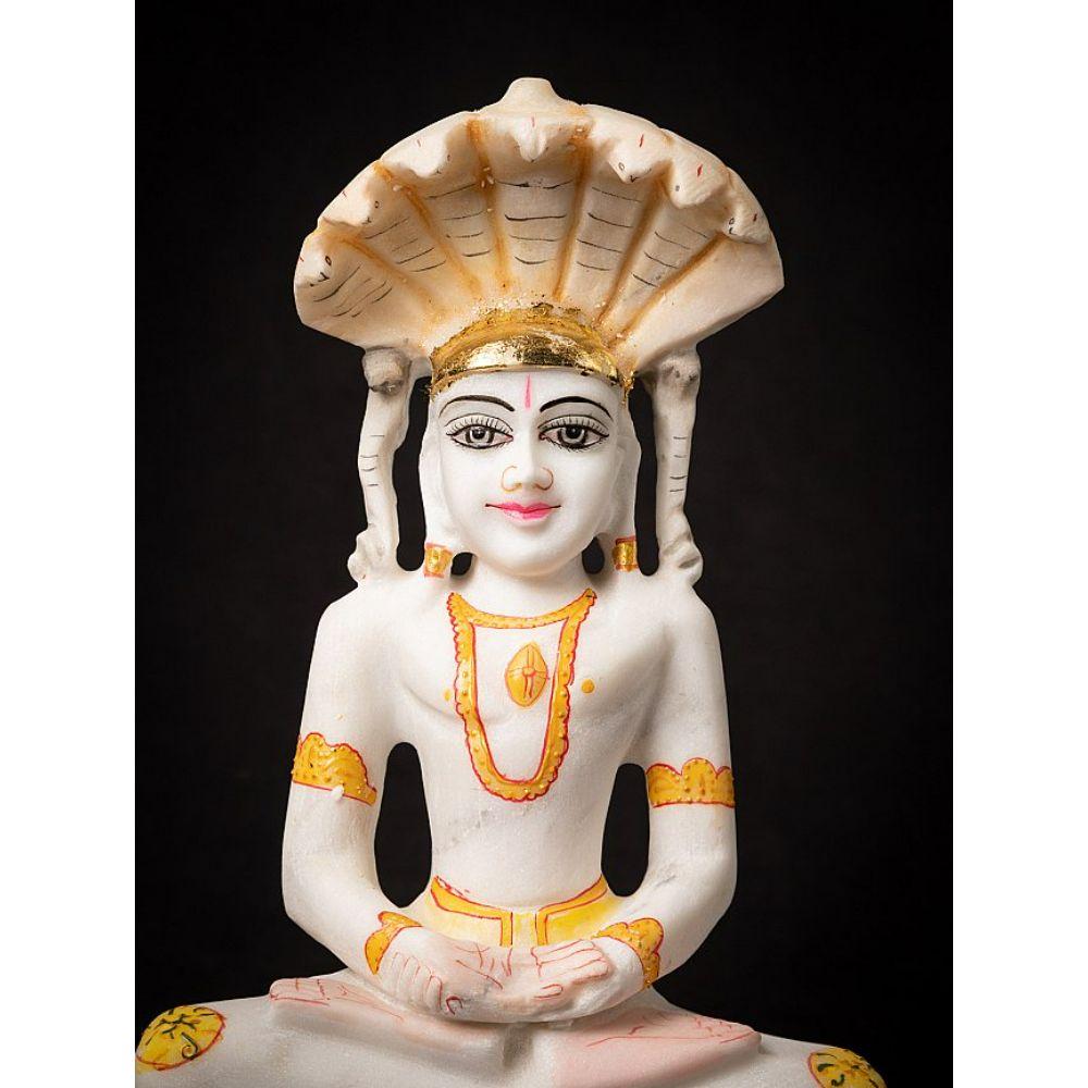 Newly Carved Marble Jain Figure from India 4