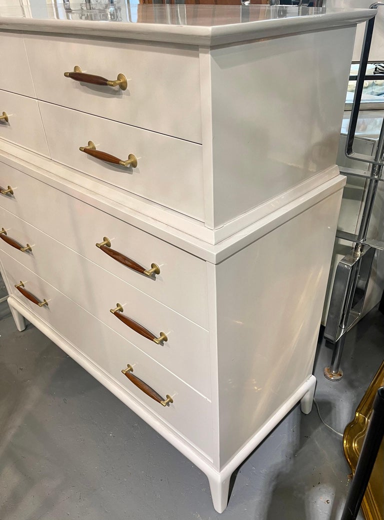 Newly Lacquered MidCentury Modern Iconic Dresser Chest of Drawers