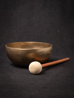 Newly made bronze Nepali Singing Bowl