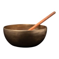 Newly made bronze Nepali Singing Bowl