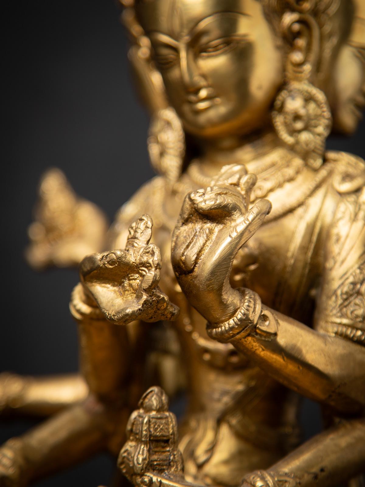 Newly made Bronze statue of Namgyälma - from India For Sale 13