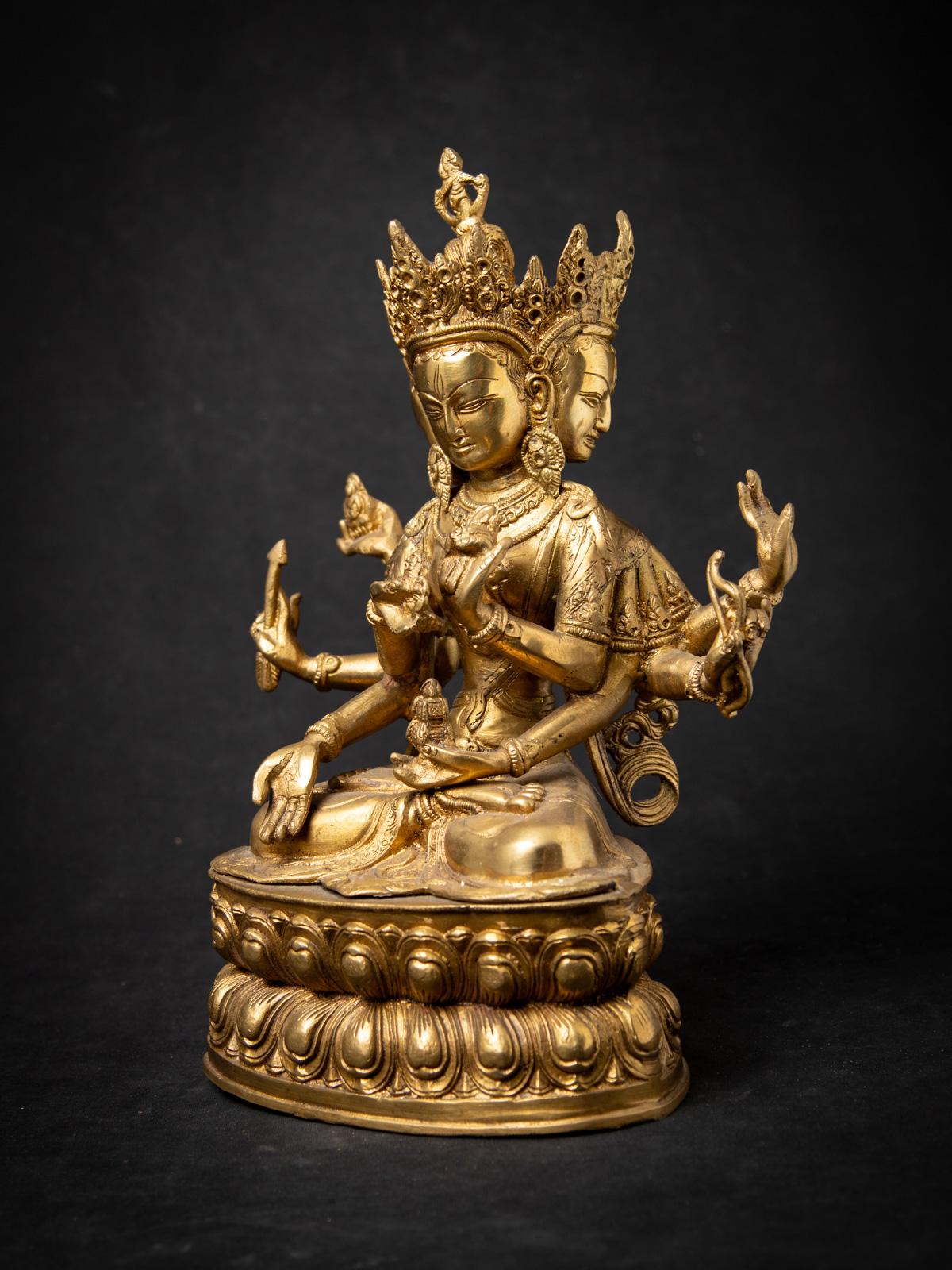 Nepalese Newly made Bronze statue of Namgyälma - from India For Sale