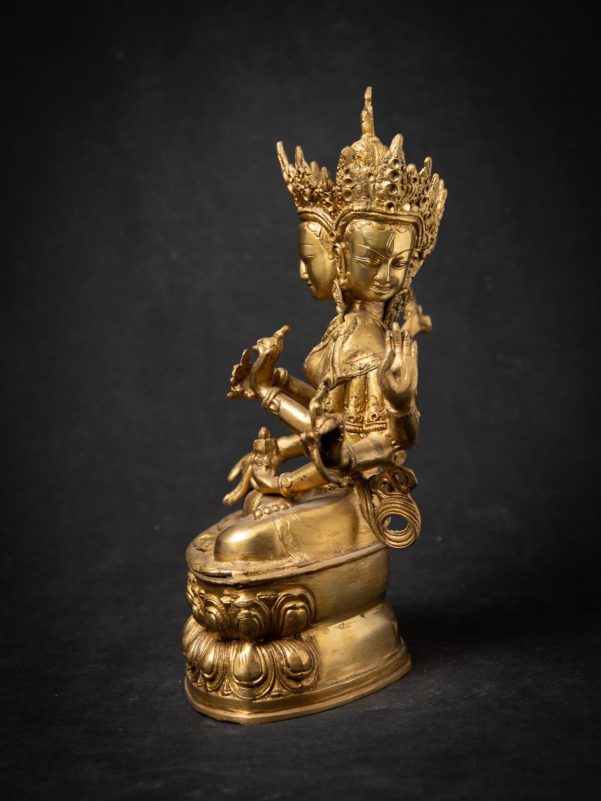 Newly made Bronze statue of Namgyälma - from India In Good Condition For Sale In DEVENTER, NL