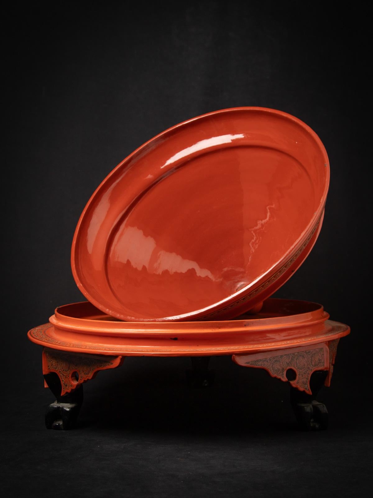 Lacquer Newly made Burmese lacquerware from Burma - Original Buddhas For Sale