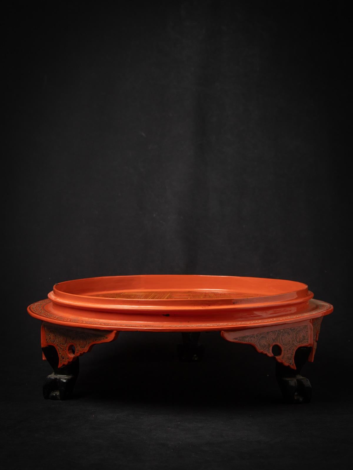 Newly made Burmese lacquerware from Burma - Original Buddhas For Sale 1