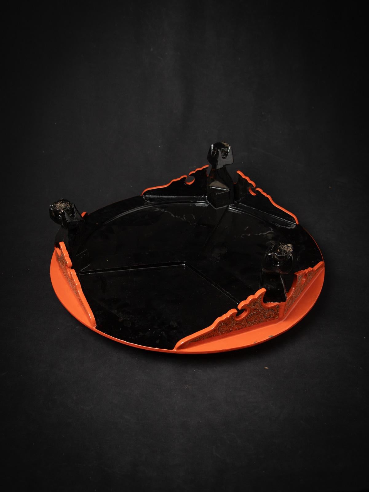 Newly made Burmese lacquerware from Burma - Original Buddhas For Sale 3
