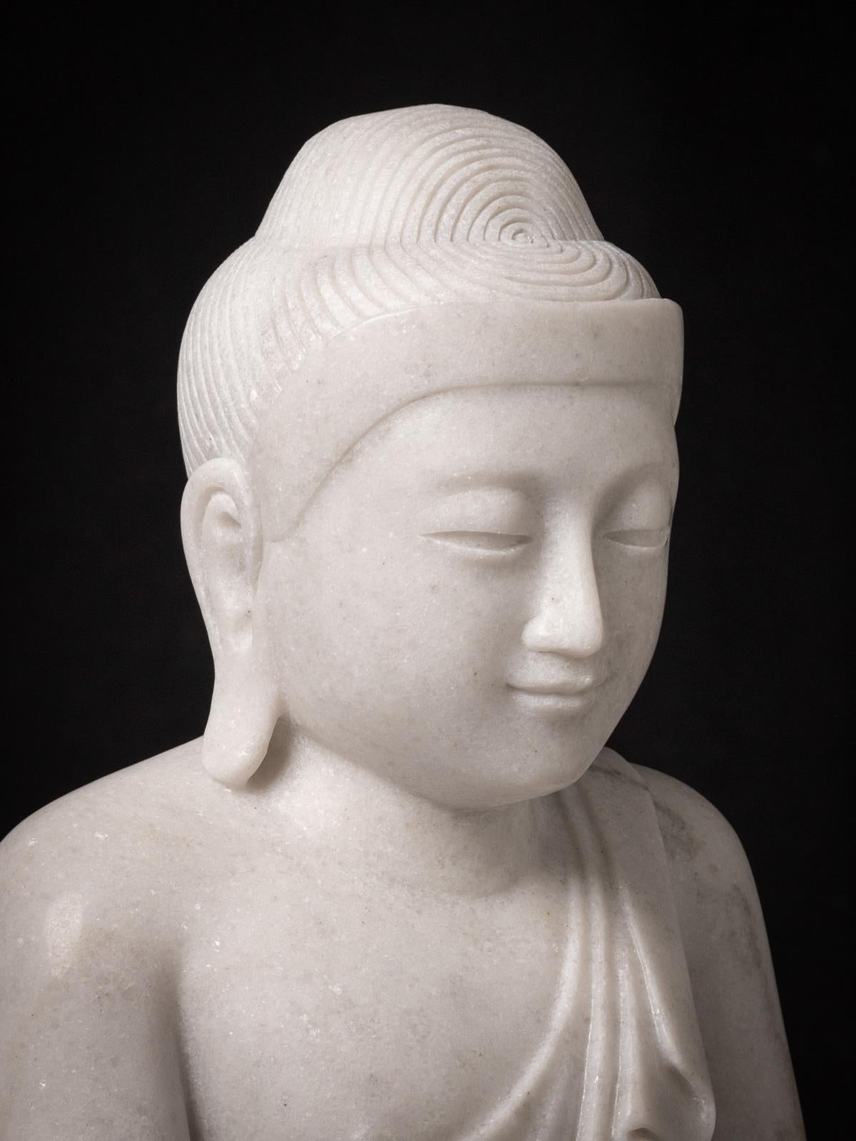 Newly made Burmese marble Buddha statue - Hand carved statue - OriginalBuddhas For Sale 5