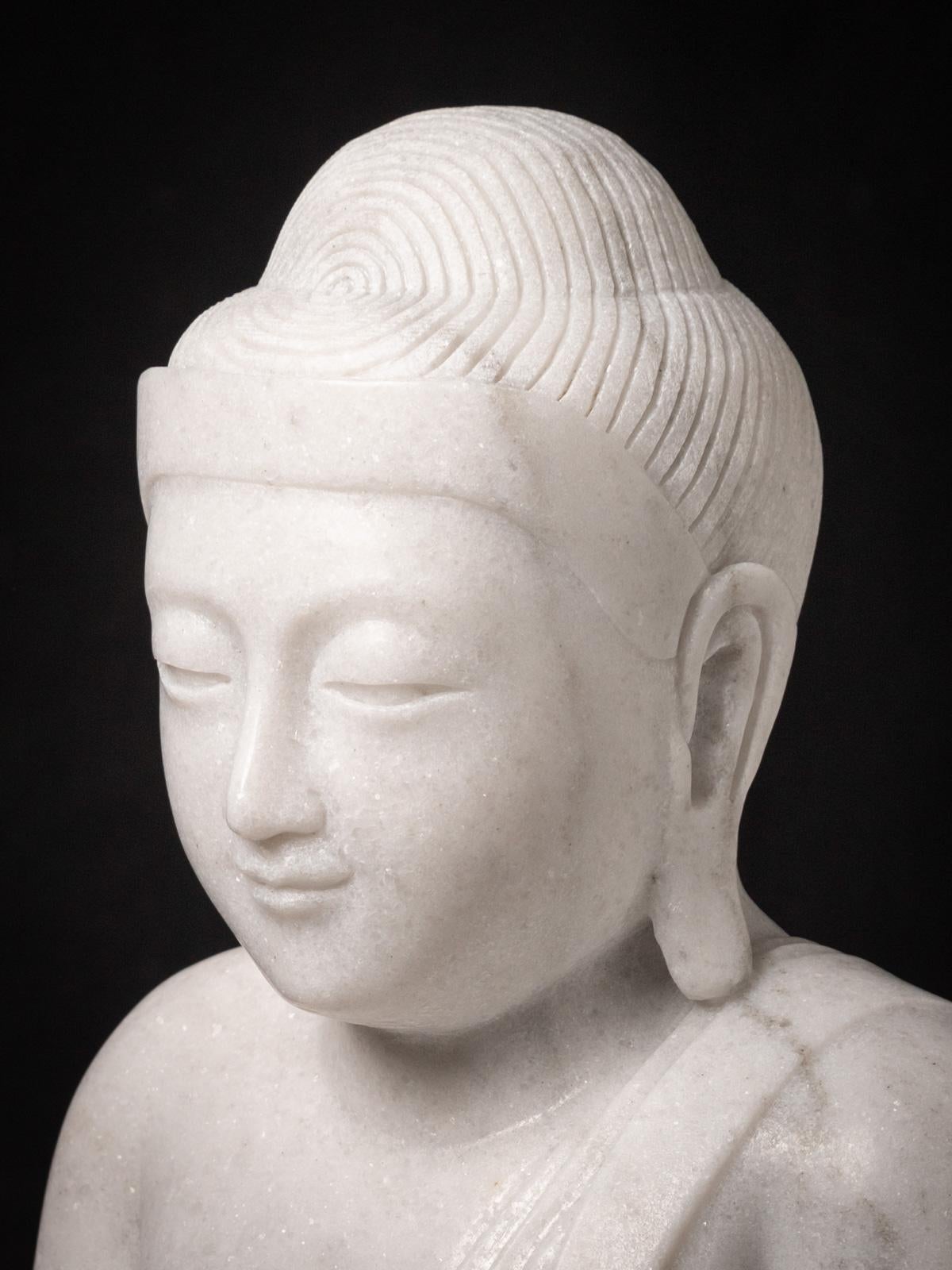 Newly made Burmese marble Buddha statue - Hand carved statue - OriginalBuddhas For Sale 7