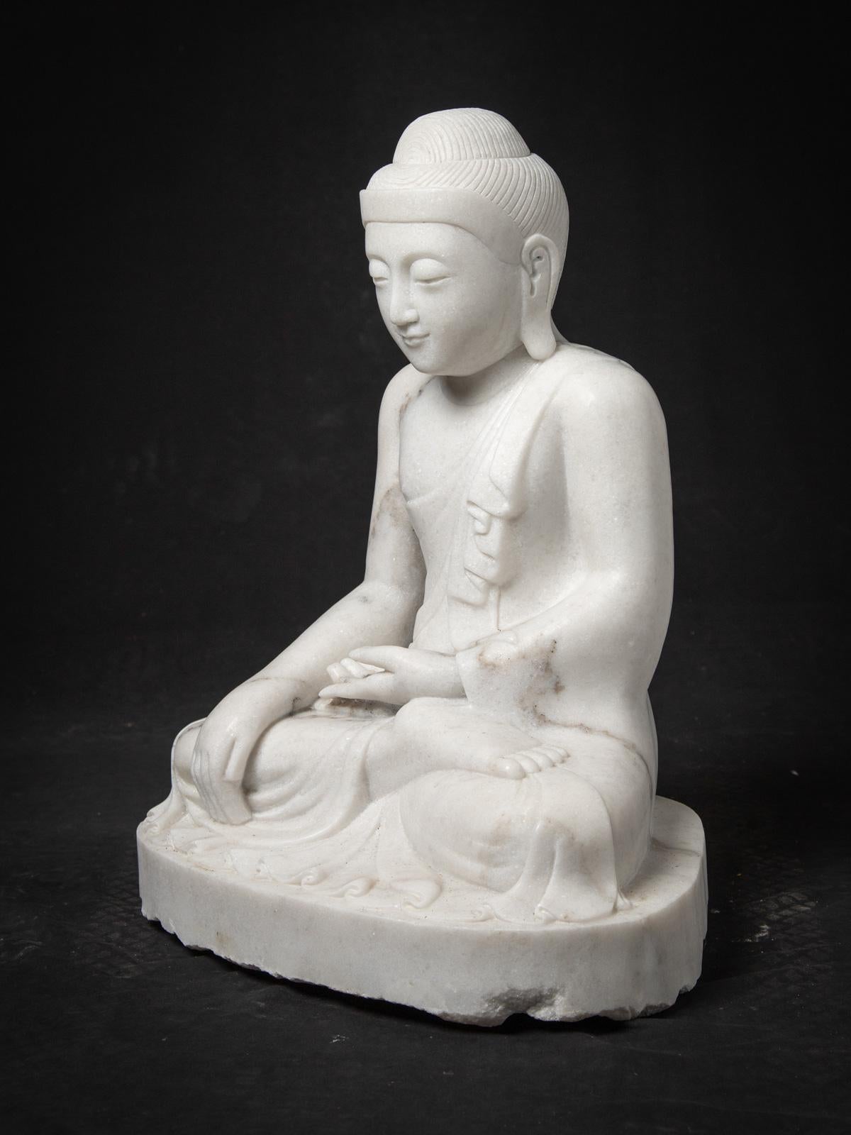 statue de Bouddha en marbre birman nouvellement fabriquée - statue sculptée à la main - Bouddhas originaux Neuf - En vente à DEVENTER, NL