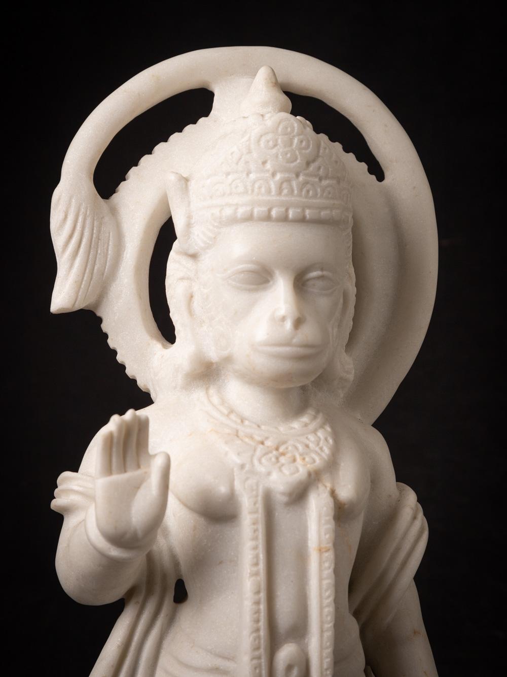Newly made hand carved marble Hanuman statue from India  OriginalBuddhas For Sale 9