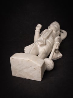 Newly made hand carved marble Hanuman statue from India  OriginalBuddhas