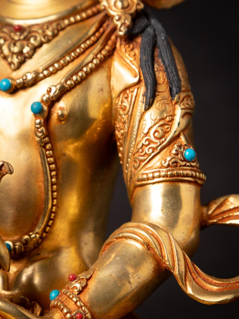 Neu gefertigte hochwertige Nepali-Aparmita-Buddha-Statue aus Nepal in Goldform aus Nepal im Angebot 10
