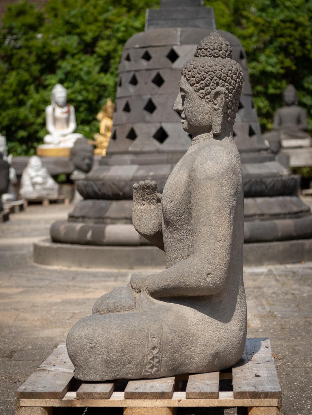 lava stone buddha