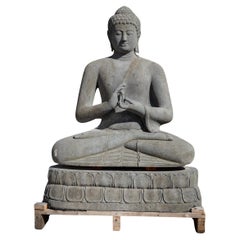 Newly made Large lavastone Buddha statue from Indonesia  OriginalBuddhas
