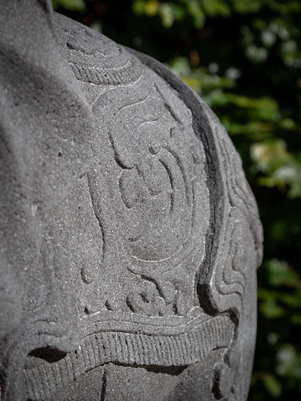 Newly made large lavastone elephant from Indonesia - OriginalBuddhas For Sale 7