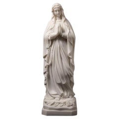 Newly Made Marble Maria Statue from Italy