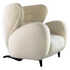 Newly Made Minotaure Armchair by Pierre Augustin Rose in Pierre Frey Fabric