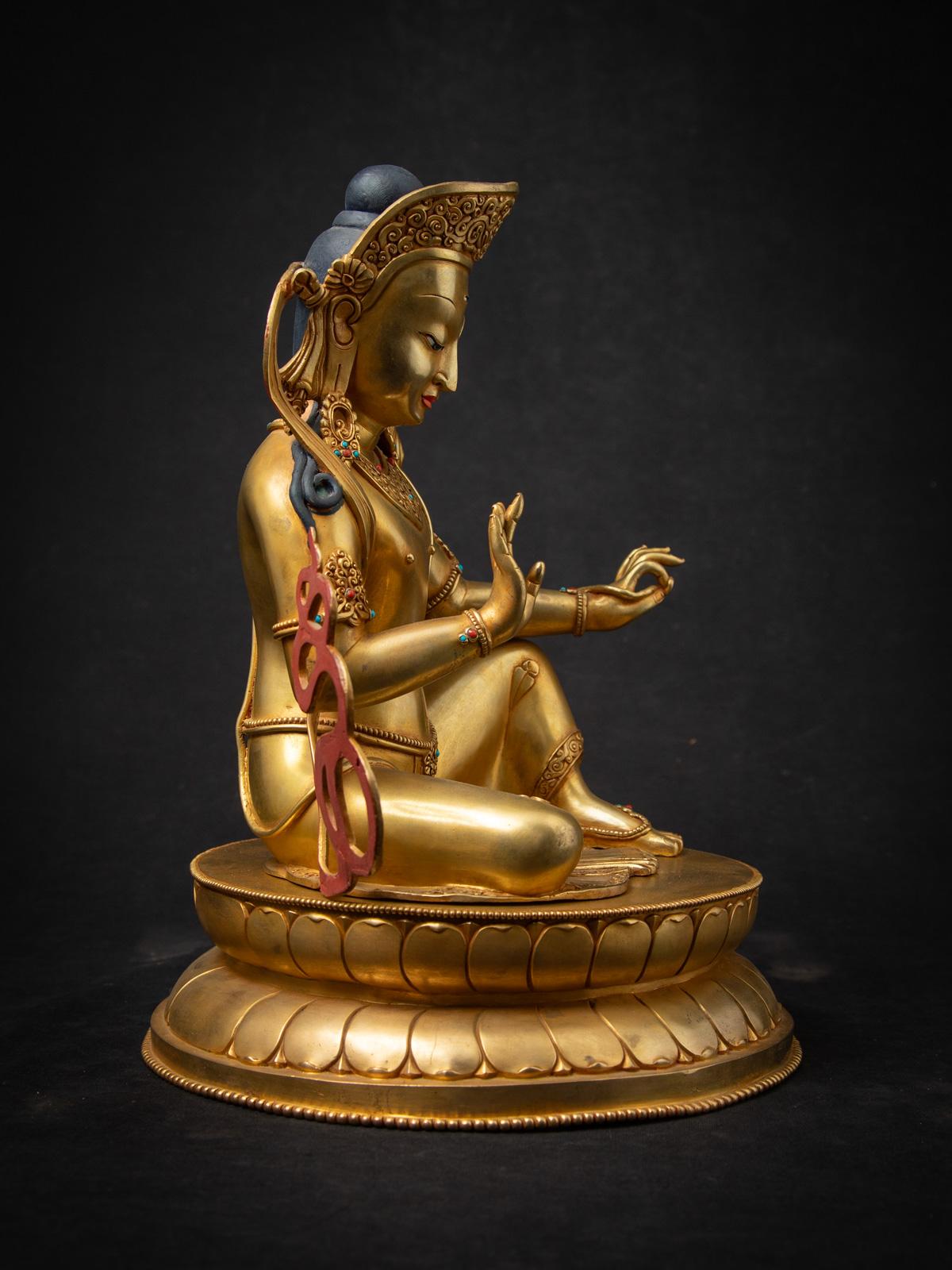 Statue d'Indra en bronze nouvellement fabriquée au Népal en vente 7