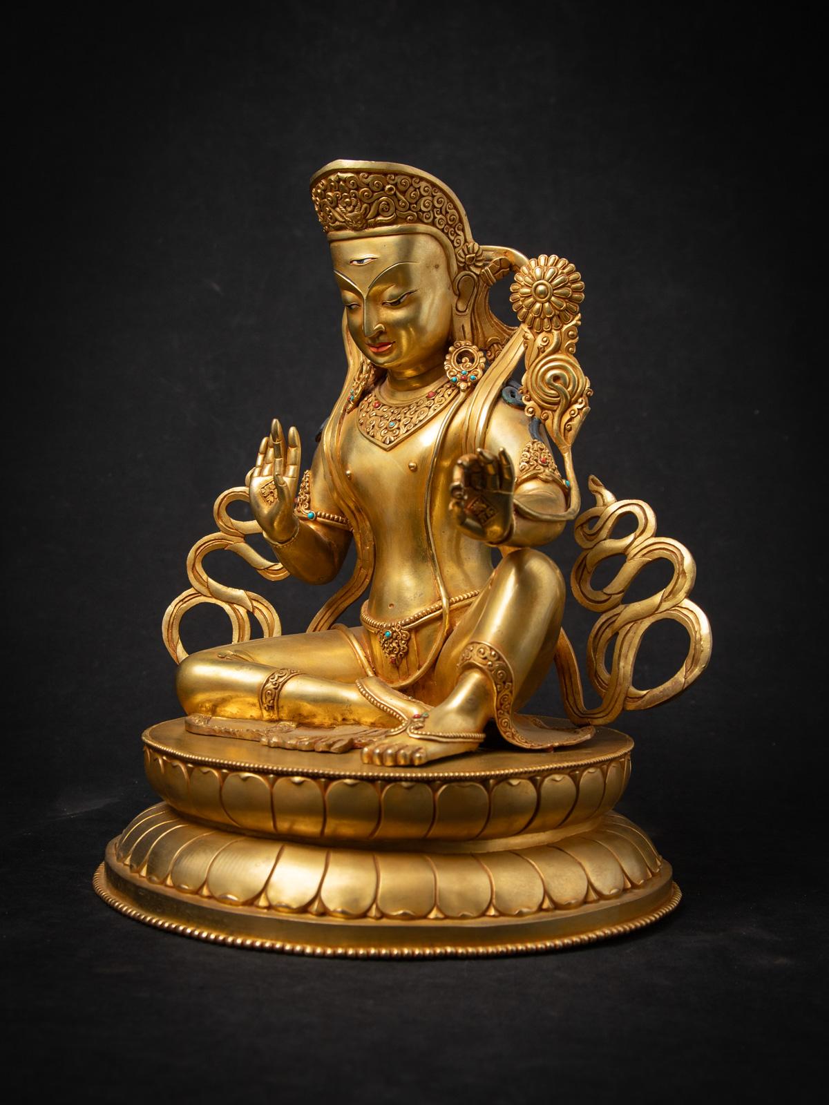 Statue d'Indra en bronze nouvellement fabriquée au Népal en vente 10