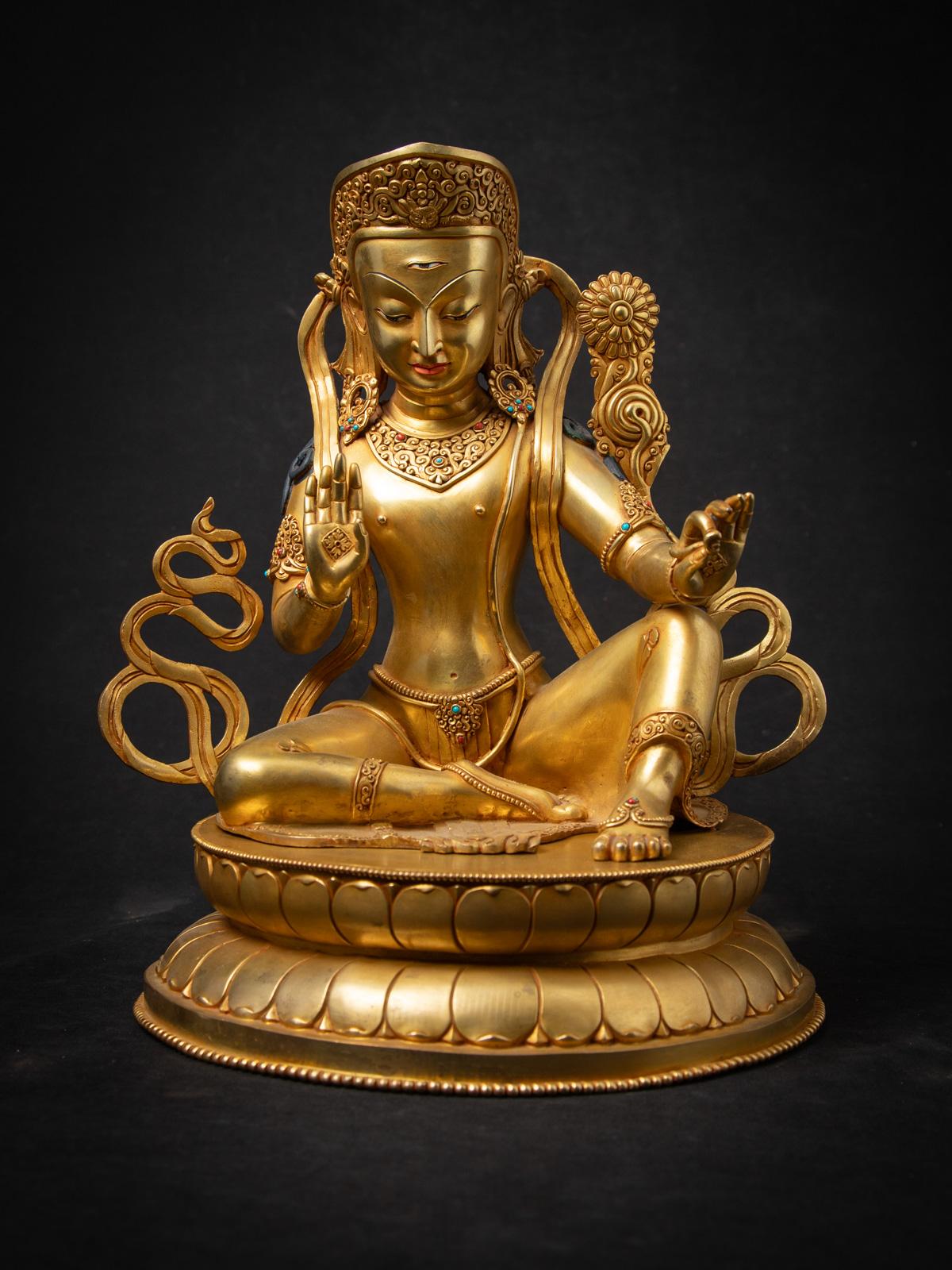 Statue d'Indra en bronze nouvellement fabriquée au Népal en vente 11