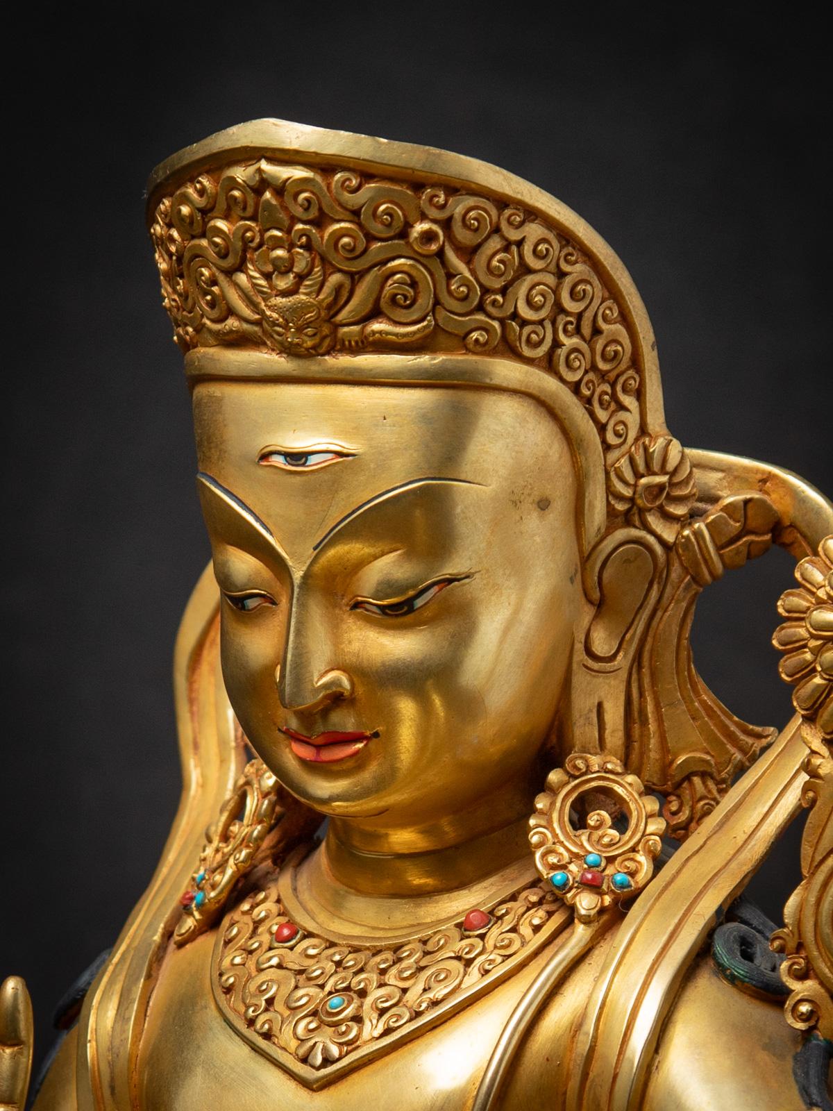 Bronze Statue d'Indra en bronze nouvellement fabriquée au Népal en vente