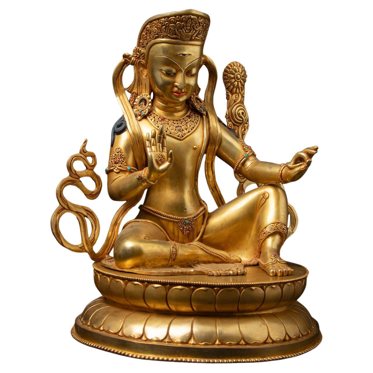 Statua di Indra in bronzo del Nepal di nuova realizzazione