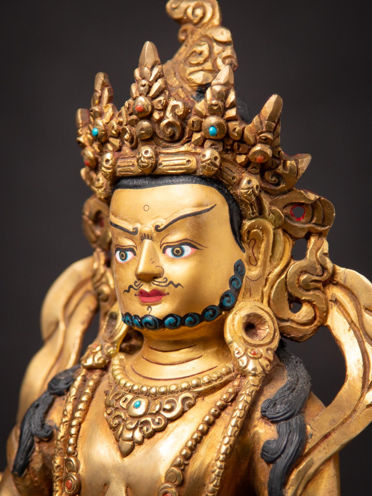 Neu gefertigter Kuber aus nepalesischer Bronze - Jambhala aus Nepal im Angebot 6