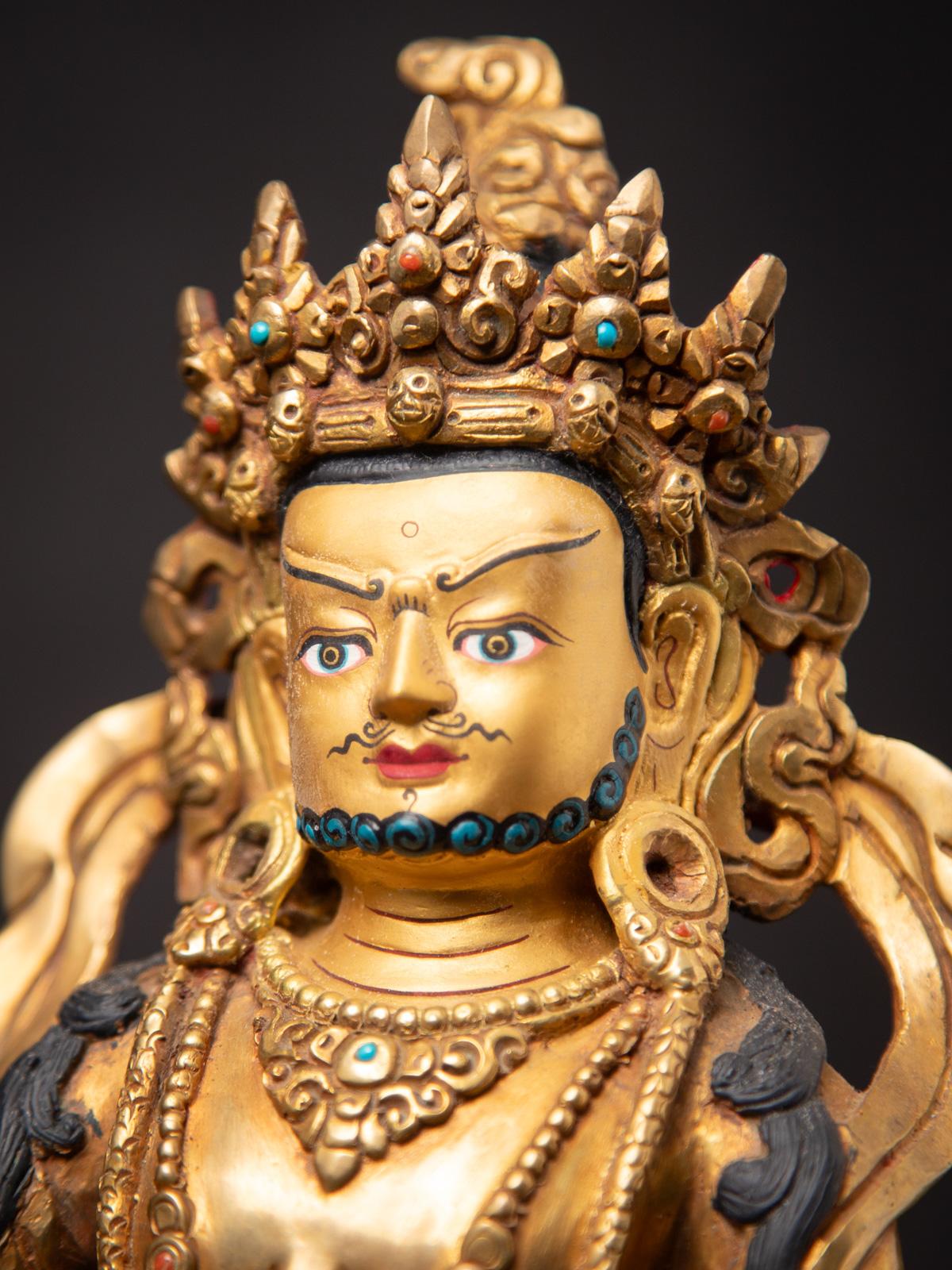 Neu gefertigter Kuber aus nepalesischer Bronze - Jambhala aus Nepal im Angebot 9