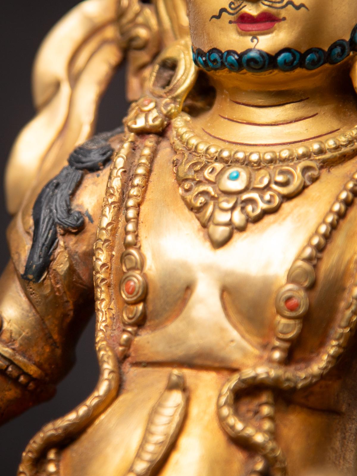 Neu gefertigter Kuber aus nepalesischer Bronze - Jambhala aus Nepal im Angebot 11